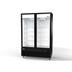 Thumbnail image #1 for Omcan USA RE-CN-54R-HC 54-Inch Two-Section Reach-In Glass Door Merchandiser Refrigerator, Bottom-Mount, 35.5 Cu. Ft.