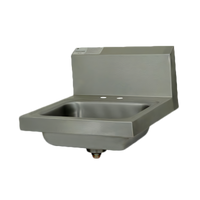 Advance Tabco Wall-Mounted Hand Sink, 14-Inch Bowl, 304 Stainless Steel, Faucet Not Included