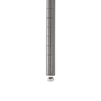 Thumbnail image #1 for Metro Super Erecta 54PK4 Wire Shelving Post, 54-7/16"H, Epoxy-Coated Gray, Adjustable Leveling Bolt