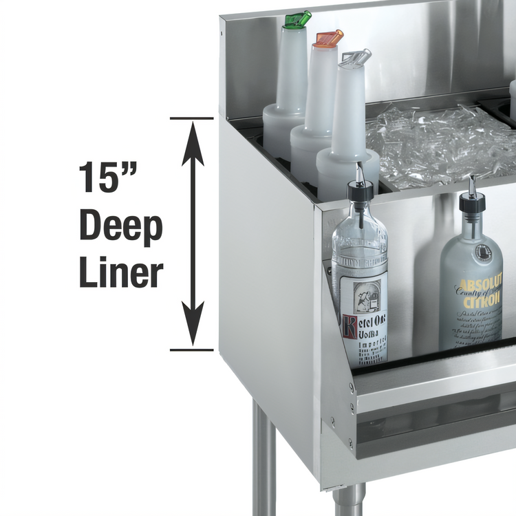 Product image #1 for Krowne Royal Series 15 Inch Deep Ice Station Liner