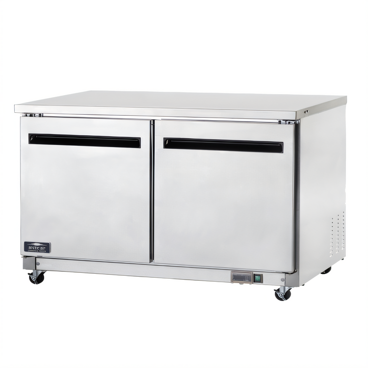 Product image #1 for Arctic Air AUC60F Two-Door Undercounter Worktop Freezer, 61-1/4 Inch, 15.5 Cu. Ft.