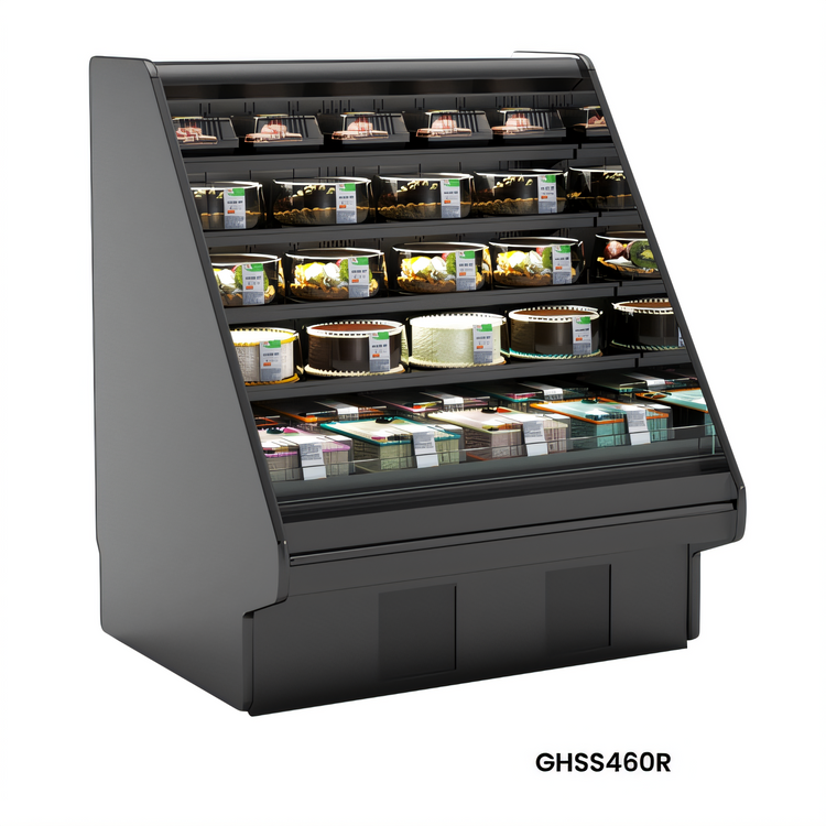 Product image #2 for Structural Concepts Fusion® Open Flat Profile Refrigerated Self-Service Countertop Display Case