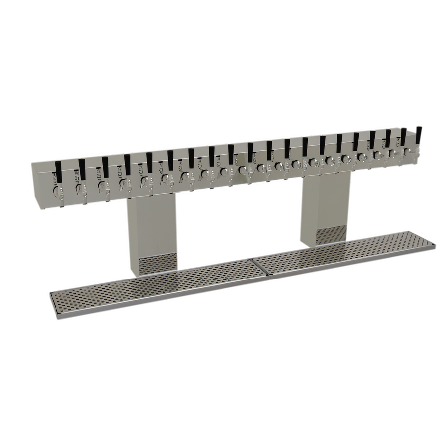 Product image #1 for 20-Faucet Countertop Glycol-Cooled Bridge Draft Dispensing Tower