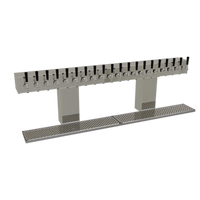 20-Faucet Countertop Glycol-Cooled Bridge Draft Dispensing Tower