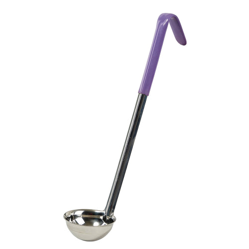 Product image #1 for Winco 2 oz Purple Color-Coded Stainless Steel Ladle with 12-1/2 Inch Handle