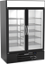 Thumbnail image #1 for Beverage-Air MarketMax Two-Section Hinged Glass Door Merchandiser Freezer, 46.2 Cu. Ft., Black, Bottom Mount