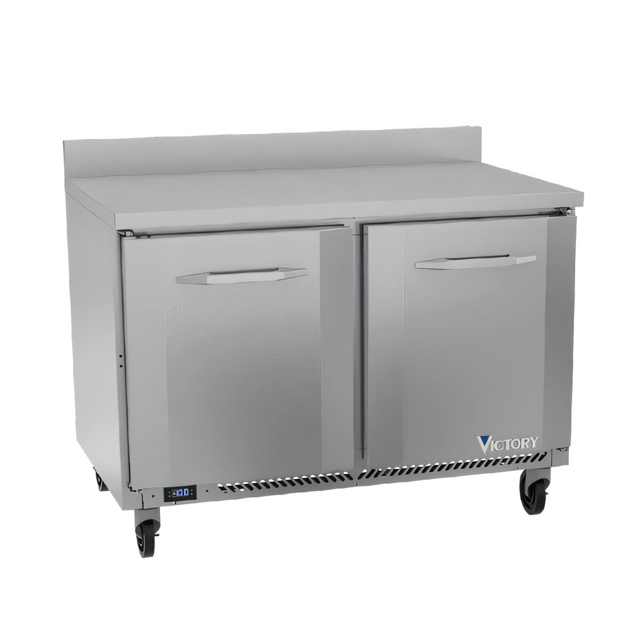 Product image #1 for Victory Refrigeration 48-Inch Two-Section Worktop Freezer Counter
