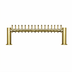 Thumbnail image #1 for Metropolis H-Style Countertop Glycol-Cooled 16-Faucet Draft Beer Tower, 56 Inch Wide, PVD Brass Finish