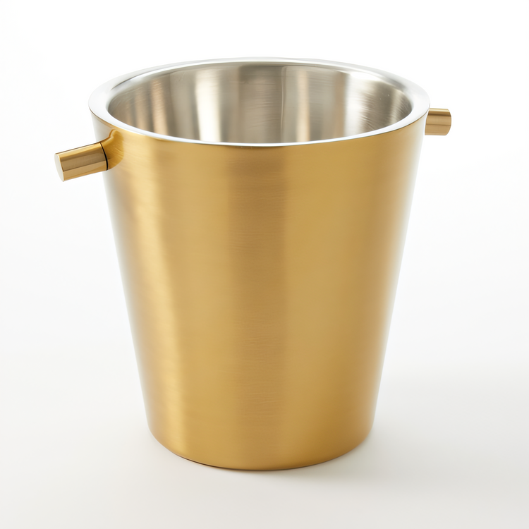 Product image #1 for American Metalcraft Gold Stainless Steel Champagne Bucket