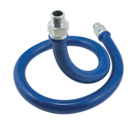 Dormont Blue Hose 60-Inch Moveable Gas Connector Hose, 3/4-Inch ID