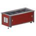 Thumbnail image #1 for Atlas Metal BLC-5-RM-BU 5-Pan Mobile Refrigerated Buffet Cold Food Serving Counter
