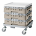 Thumbnail image #2 for Cambro Camrack® Full Size Dishwasher Base Rack with 1 Extender, 1 Compartment, Beige