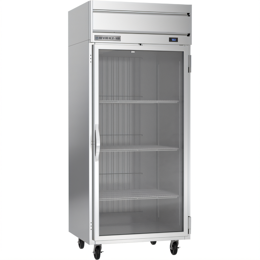 Product image #1 for Beverage Air Horizon Series One-Section Top-Mount Reach-In Refrigerator with Wide Glass Door, 30.76 Cu. Ft.