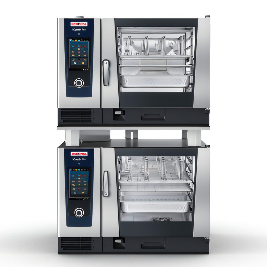 Product image #1 for RATIONAL iCombi Pro Double-Stack Full-Size Liquid Propane Combi Oven System, 208/240V, 1-Phase