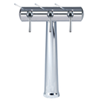 Thumbnail image #1 for Micro Matic USA Havana HAVANA3-C-W Countertop Air-Cooled 3-Faucet Wine Font, Chrome Finish