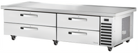 True Refrigerated Chef Base with 4 Locking Drawers and Self-Contained Side-Mounted Refrigeration