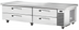Thumbnail image #1 for True Refrigerated Chef Base with 4 Locking Drawers and Self-Contained Side-Mounted Refrigeration