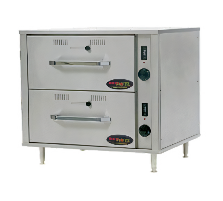 Product image #1 for Eagle RedHots Freestanding Narrow-Width 2-Drawer Warming Drawer, 240V