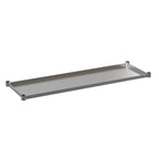 Thumbnail image #1 for Flash Furniture NH-GU-2460-GG Galvanized Under Shelf for 24 x 60 in Stainless Steel Prep and Work Tables
