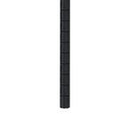 Thumbnail image #1 for Metro Super Erecta qwikSLOT 54UPQBL Mobile Wire Shelving Post, 54-1/2"H, Black Epoxy, 1" Slot Intervals