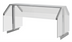 Thumbnail image #1 for Turbo Air 47-1/2-Inch Double-Sided Sneeze Guard for JBT-48 Food Bars