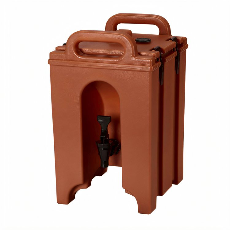 Product image #2 for Cambro Camtainer 1-1/2 Gallon Insulated Beverage Carrier, Brick Red