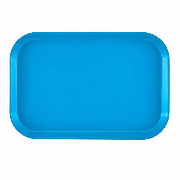 Product image #1 for Cambro Blue Rectangular Fiberglass Market Display Tray, 10-1/8 x 15 x 3/4 Inch