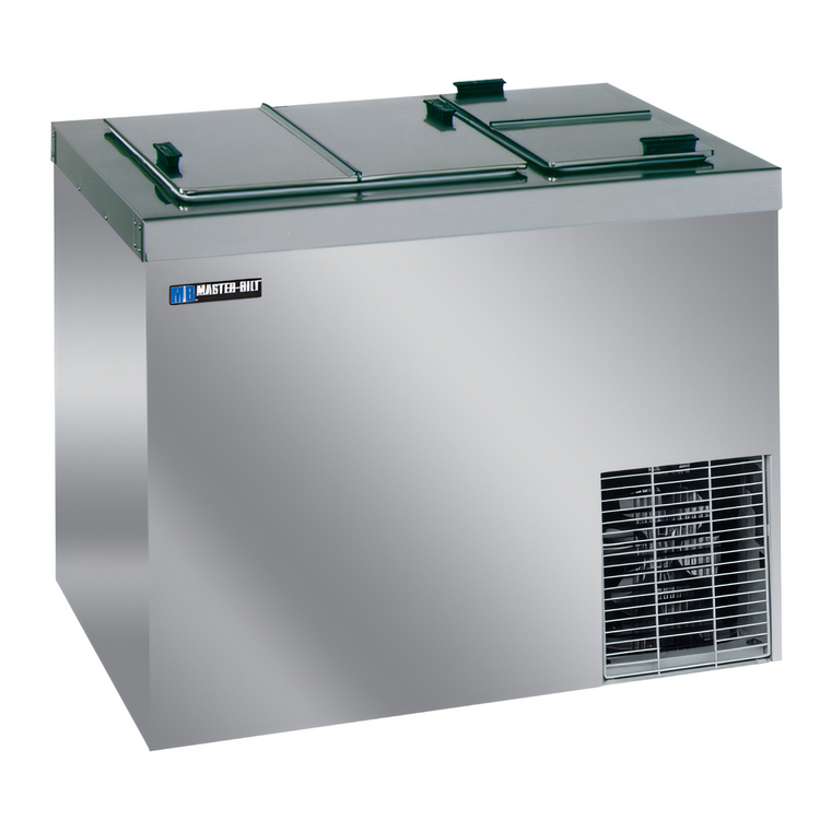 Product image #1 for Master-Bilt All-Stainless Self-Contained Ice Cream Dipping Cabinet Chest Freezer, 8 Top / 5 Storage 3-Gallon Tubs, 115V