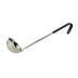 Thumbnail image #1 for Winco Prime 6 oz Black Handle One-Piece Stainless Steel Ladle