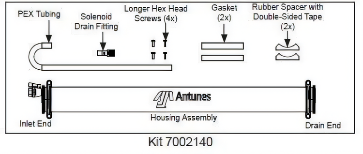 Product image #1 for Antunes VZN Ultrafilter Housing Retrofit Kit for VZN-441V Series Water Filters