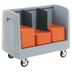 Thumbnail image #1 for Metro SSD16 Side-Load Polymer Dish and Tray Cart with Vinyl Cover, 60-Dish/80-Tray Capacity
