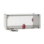 Thumbnail image #1 for Metro Super Erecta® Hot HS2442-EKIT Enclosed Countertop Heated Shelf Kit, 42 x 24 Inches, Clear Doors, Adjustable Thermostat, 120V