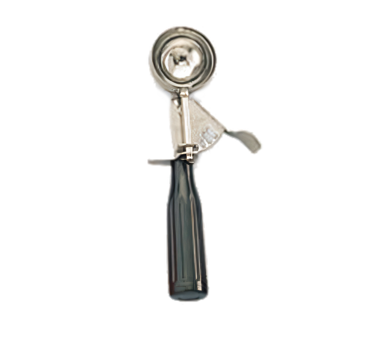 Product image #1 for American Metalcraft #30 Thumb Disher Portion Control Scoop with Black Handle