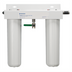 Thumbnail image #1 for Everpure 202 Parallel Prefilter Water Filter Housing with Mounting Bracket and Pressure Gauge, 5 GPM, 3/4-Inch Inlet/Outlet