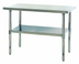 Thumbnail image #1 for Quantum 304 Stainless Steel Work Table with Adjustable Undershelf, 48