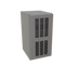 Thumbnail image #1 for 18-Inch Black Steel Condensing Unit Storage Cabinet with Removable Front Louvered Panel
