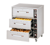Thumbnail image #1 for Hatco Free-Standing Three-Drawer Stainless Steel Warming Drawer Unit, 120V