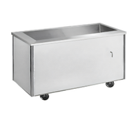 Randell IC-6 Mobile Modular Ice-Cooled Cold Food Table, 6-Pan, Enclosed Base