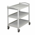 Thumbnail image #1 for Cambro Large 3-Shelf KD Utility Cart, Speckled Gray