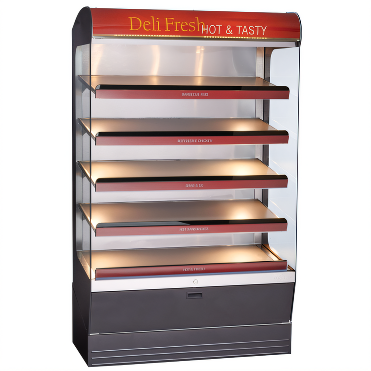 Product image #1 for Alto-Shaam HSM-48/5S/T Halo Heat Self-Service Heated Shelf Merchandiser, 48 Inch Floor Model