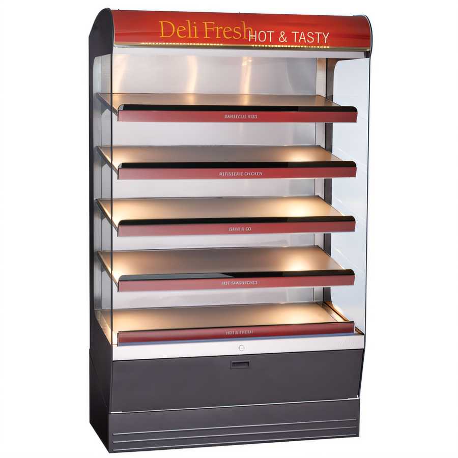 Product image #1 for Alto-Shaam HSM-48/5S/T Halo Heat Self-Service Heated Shelf Merchandiser, 48 Inch Floor Model