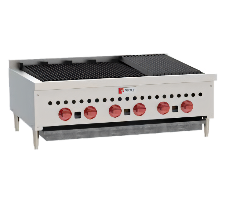 Product image #1 for Wolf 36-1/8-Inch Countertop Radiant Charbroiler with 6 Burners