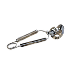 Thumbnail image #1 for American Metalcraft SNT612 Stainless Steel Satin-Finish Snail Tong Case of 432