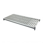 Thumbnail image #1 for Cambro Camshelving® Basics Plus CBSK2136V5580 Vented Polymer Shelving Kit, 21 x 36 Inches, 5 Shelves, Brushed Graphite