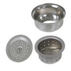 Thumbnail image #1 for BK Resources BK-TBDA Floor Drain Bowl Kit with Removable Cover and Basket Strainer, 6-1/2" Diameter x 3-1/4"H
