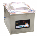 Thumbnail image #1 for Omcan 19482 Countertop Single-Chamber Vacuum Packaging Machine, 20 x 16 x 4-Inch Chamber, 15.4-Inch Seal Bar, Digital Controls, 110V