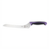Thumbnail image #1 for Mercer Culinary Millennia Colors 9-Inch Offset Wavy Edge Bread Knife, Purple Handle