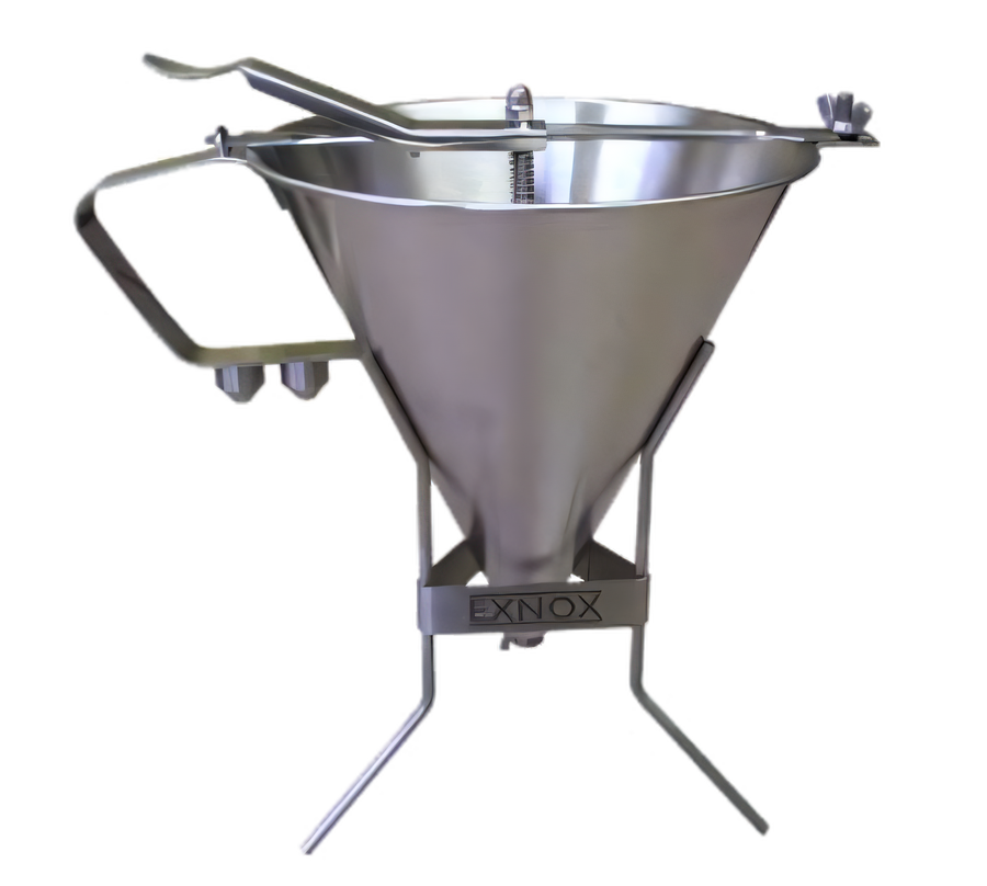 Product image #1 for Eurodib Stainless Steel Sauce Funnel with Stand, 2 Qt Capacity