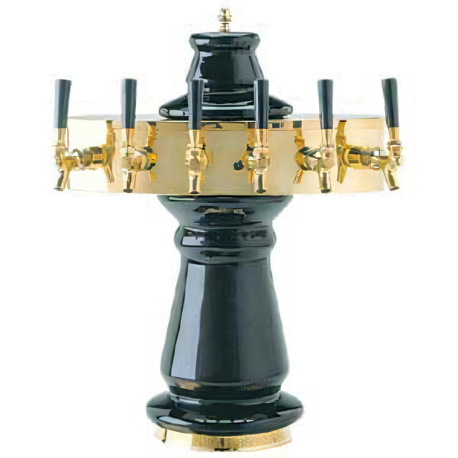 Product image #1 for Micro Matic Vienna 6-Faucet Countertop Air-Cooled Draft Beer Tower