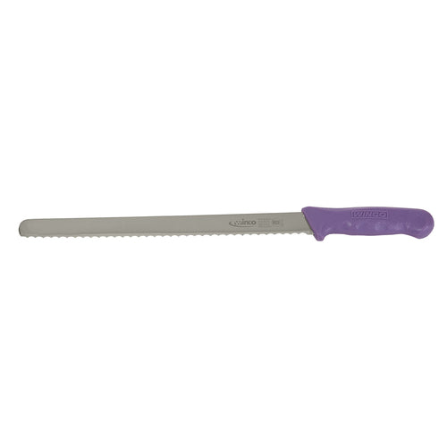 Product image #1 for Stäl 12-Inch Purple Stamped Slicer Knife with Polypropylene Handle